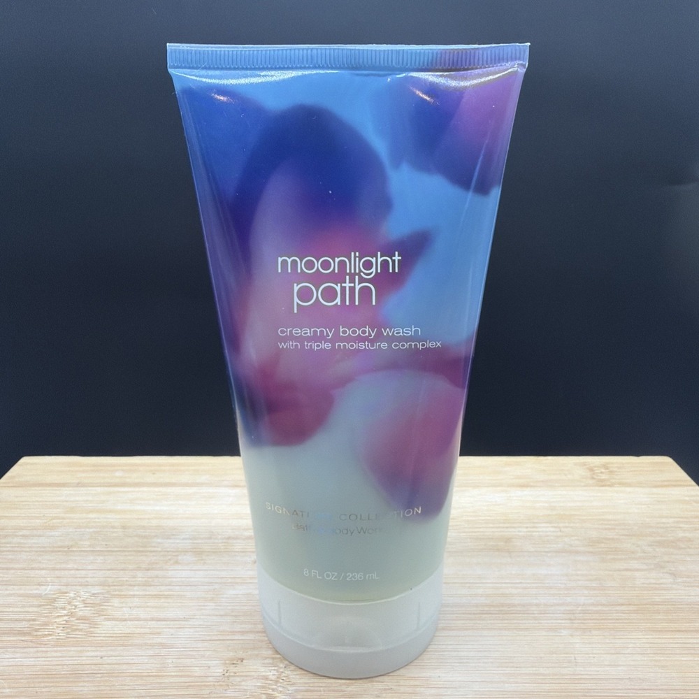 Bath & Body Works Moonlight Path Triple Moisture Body Wash 8 Oz Floral Women